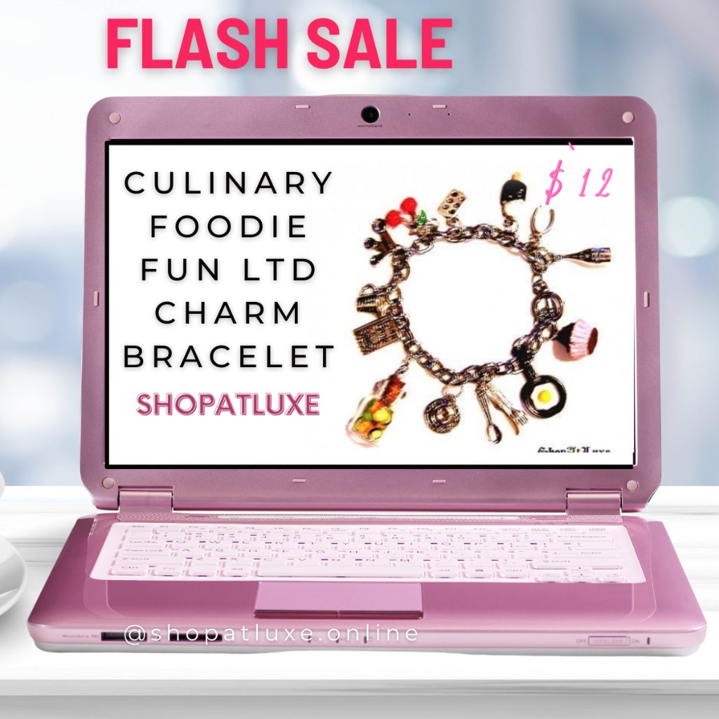 Culinary Foodie Fun Ltd Charm Bracelet